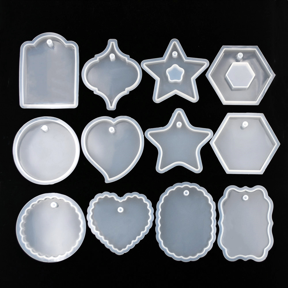 Jewelry Making Workshops - 1PC tag silicone mold Resin Silicone