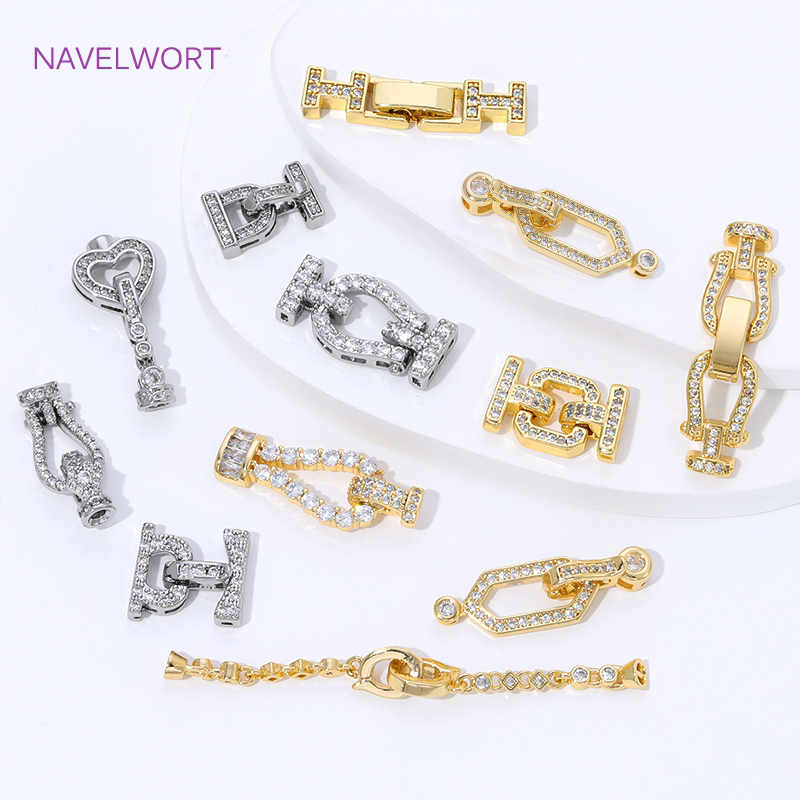 Jewelry Making Pins - 18K Gold Plated Brass Jewelry Clasps