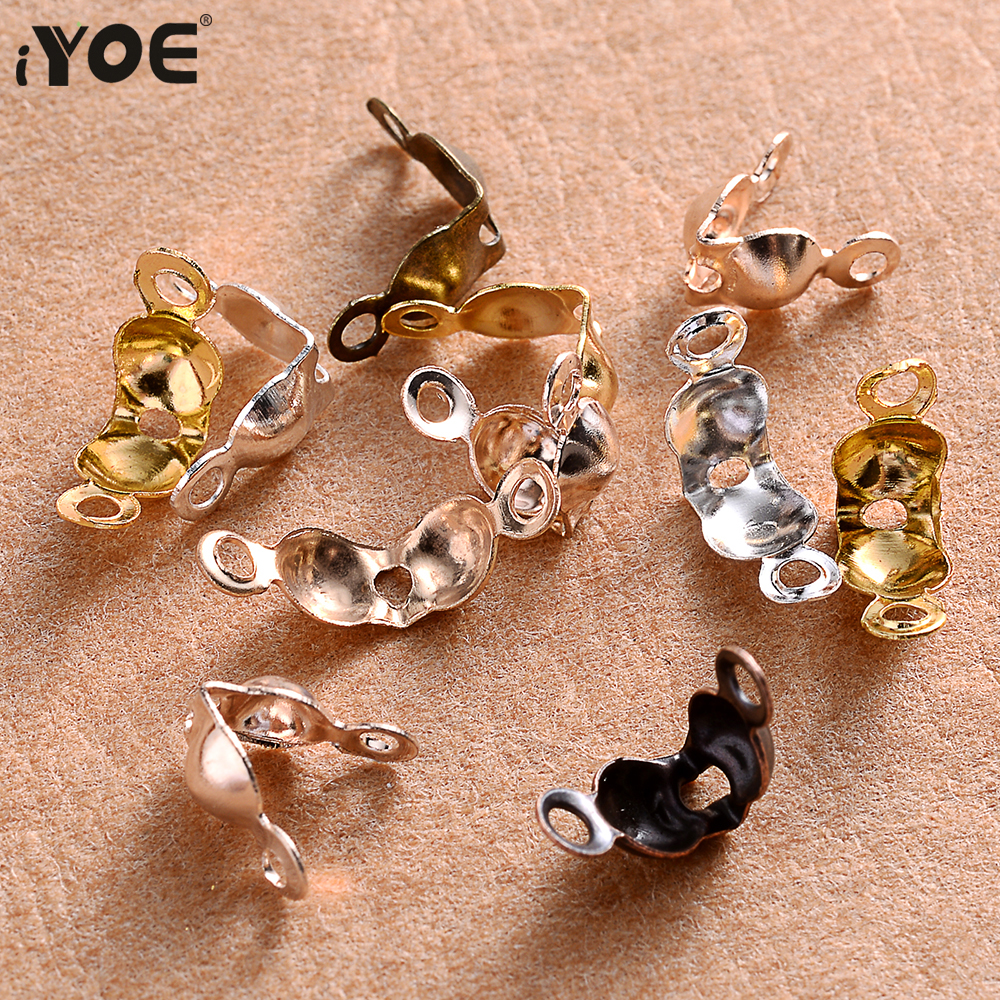 Eyepin Ball End - iYOE 200pcs/Lot Ball Chain Crimp End