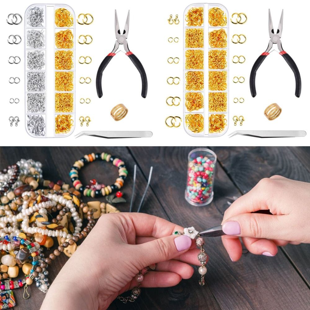 Lobster Clasp Silver - 1200pcs 4-10mm Gold Silver Open Jump