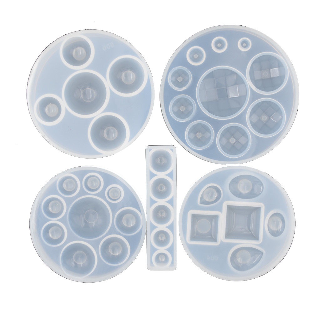 Jewelry Making Workshops - Silicone Mold half ball Oblate Cabochon