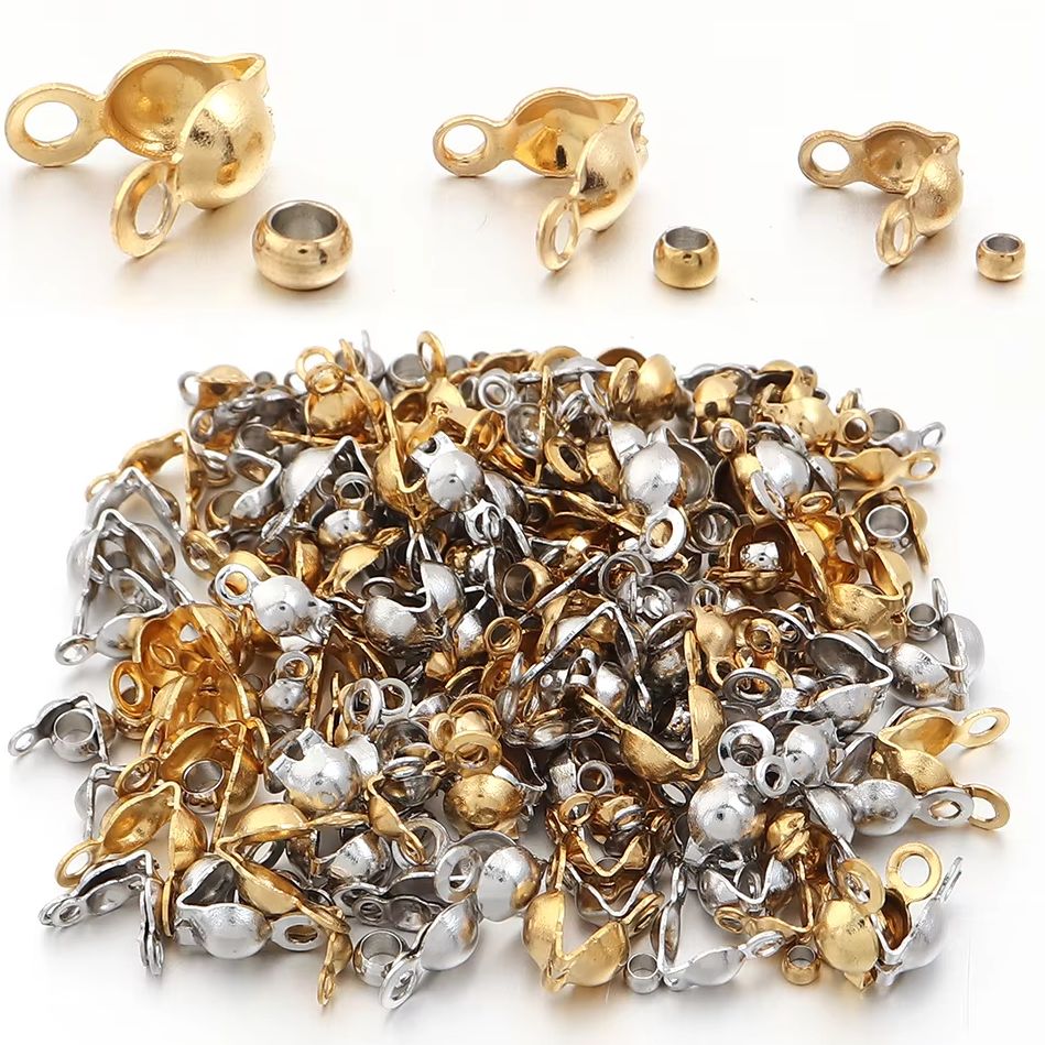 Jewelry Making Pins - 40-200pcs Stainless Steel Connector Clasp Crimp