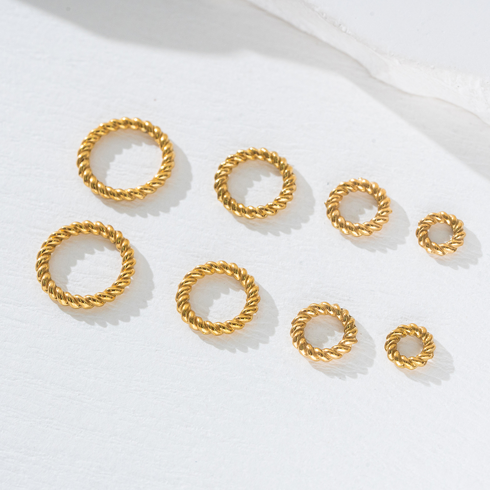 20Pcs Stainless Steel Round Tw - Jewelry Making Hoops avis et prix