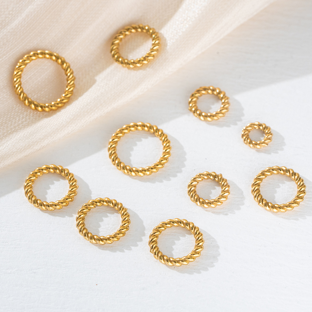 20Pcs Stainless Steel Round Tw - Jewelry Making Hoops avis et prix