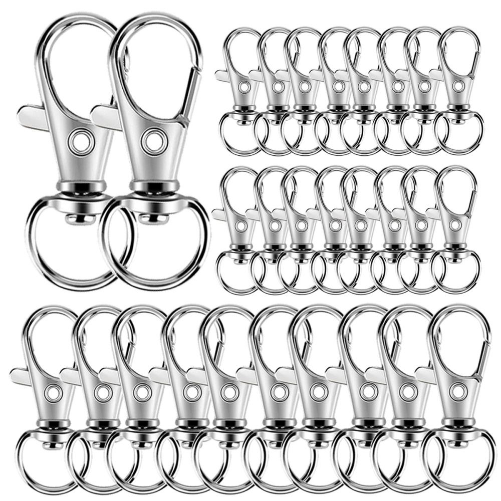25-200Pcs Metal Swivel Snap Ho - Jewelry Making Hoops avis et prix