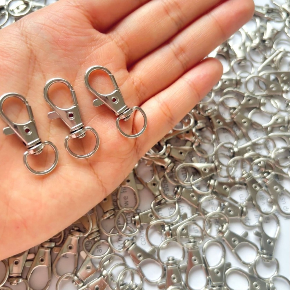 25-200Pcs Metal Swivel Snap Ho - Jewelry Making Hoops avis et prix