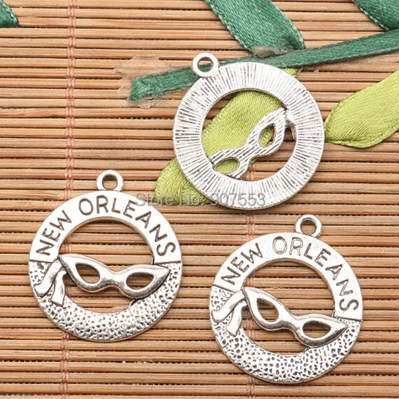 10Pcs 24mm Tibetan Silver Tone - Jewelry Making New Orleans avis et prix