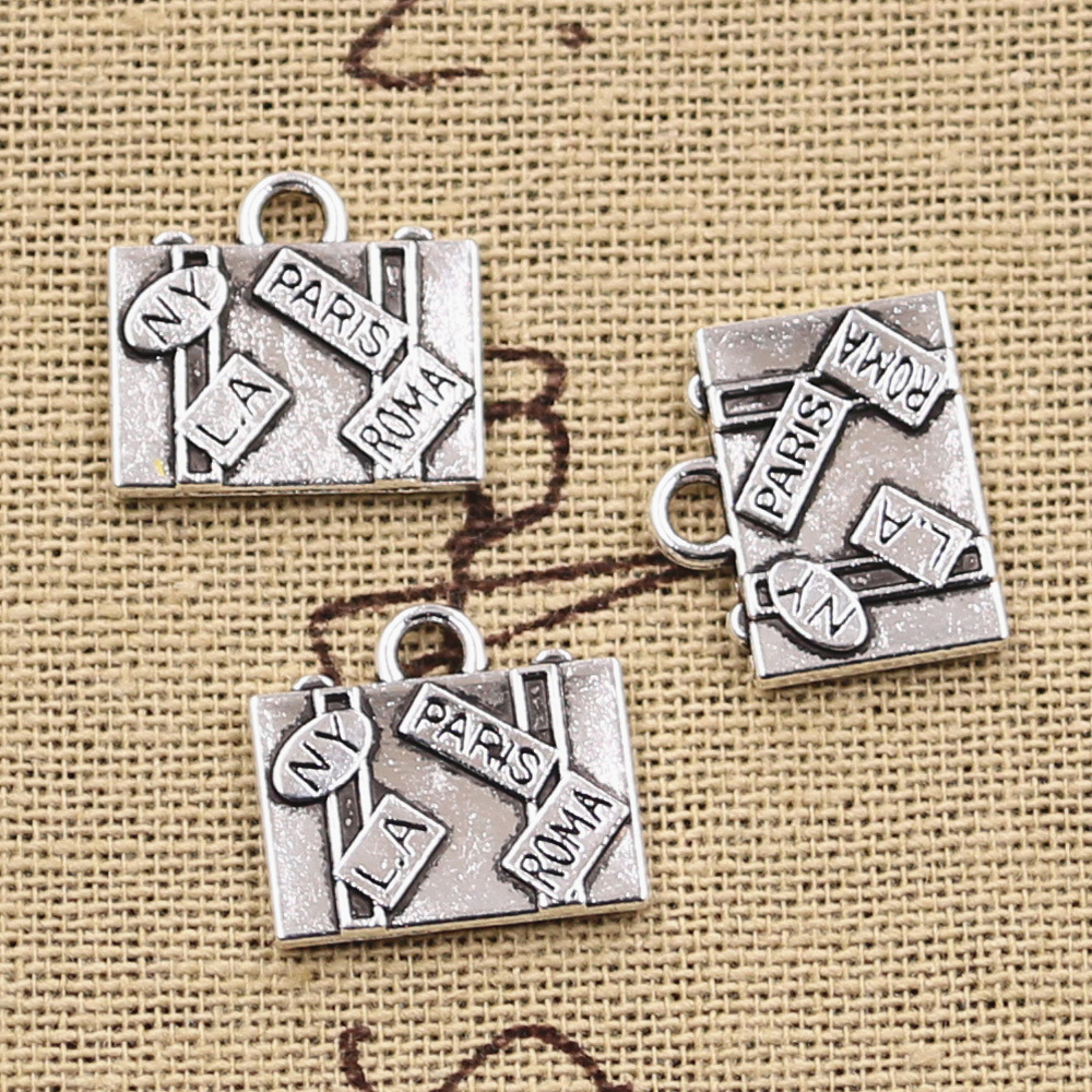 10pcs Charms Travel Bags New Y - Jewelry Making York avis et prix