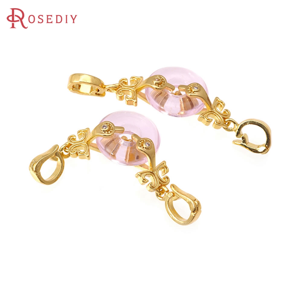 2 Sets 18K Gold Color Brass Zi - Jewelry Making Pieces avis et prix