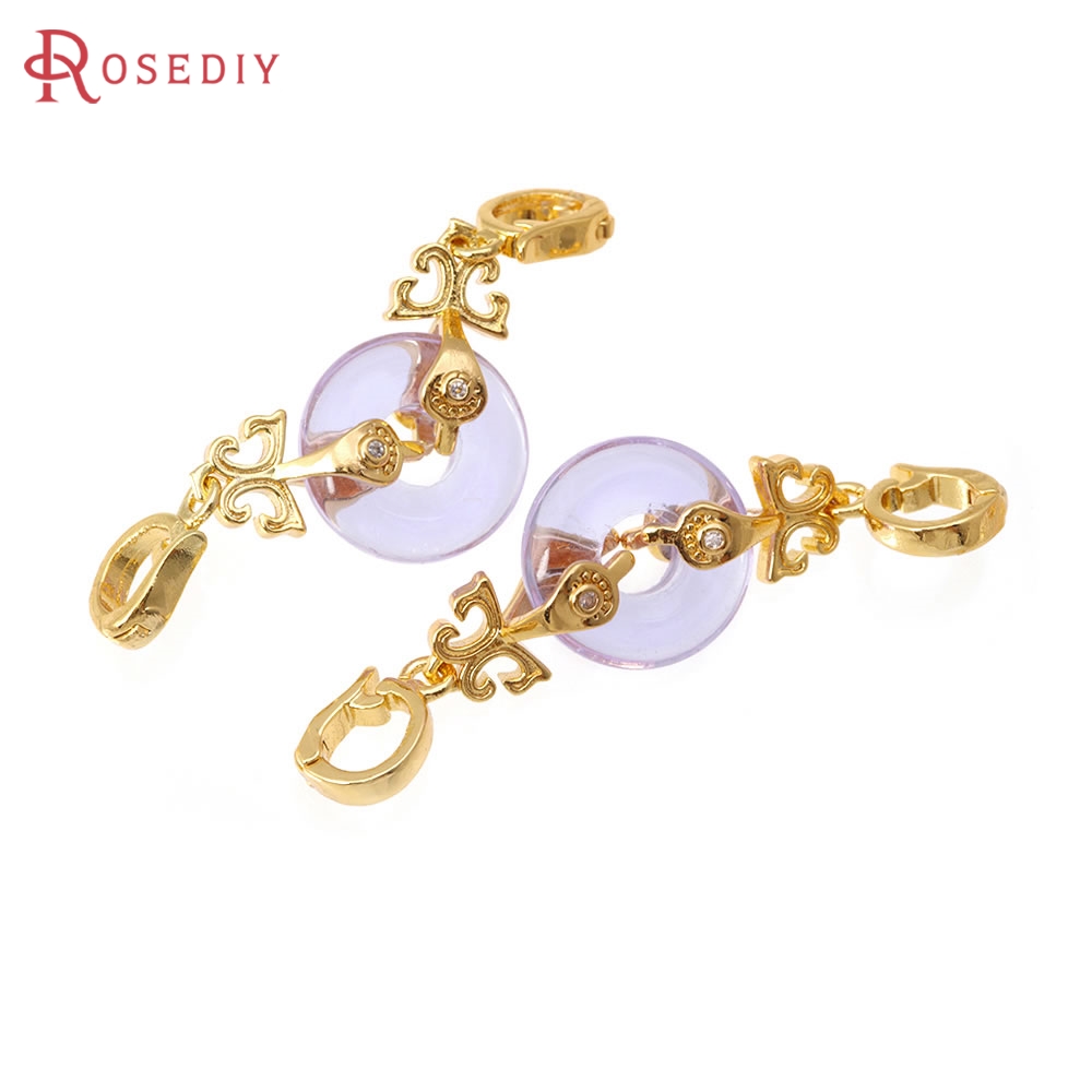 2 Sets 18K Gold Color Brass Zi - Jewelry Making Pieces avis et prix