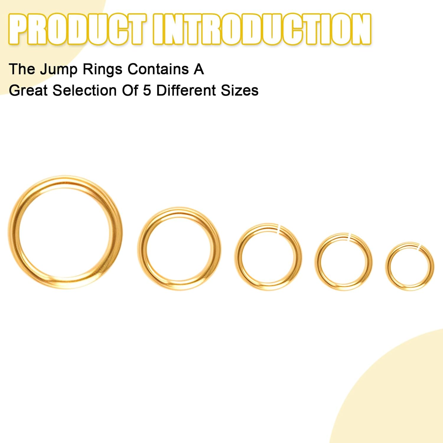 Phinus 1200P Gold Jump Rings K - Jump Ring Assorted avis et prix