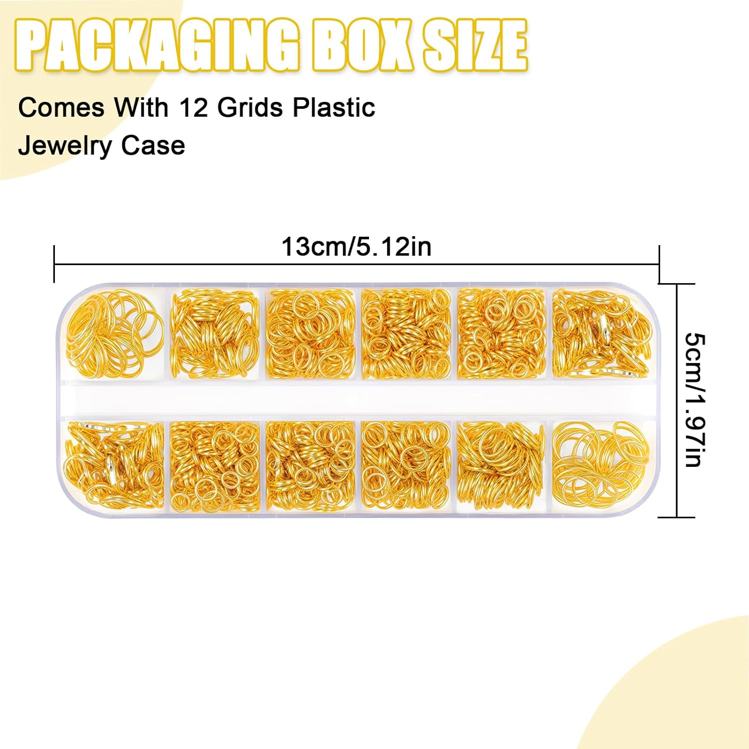 Phinus 1200P Gold Jump Rings K - Jump Ring Assorted avis et prix
