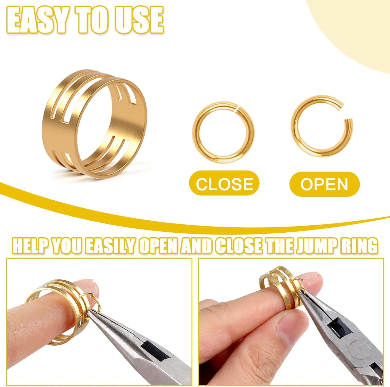 Phinus 1200P Gold Jump Rings K - Jump Ring Assorted avis et prix