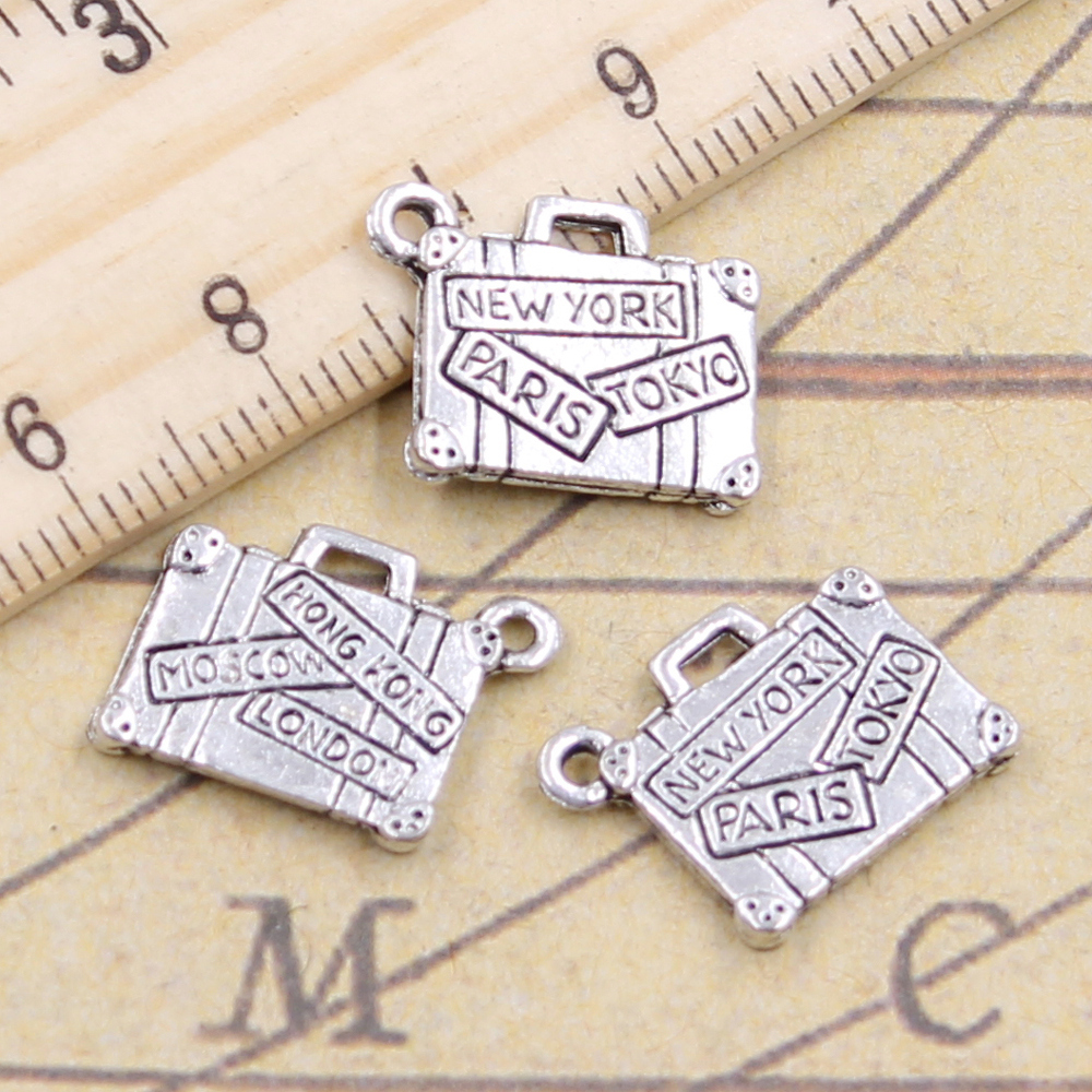 10pcs Charms Travel Bags New Y - Jewelry Making York avis et prix