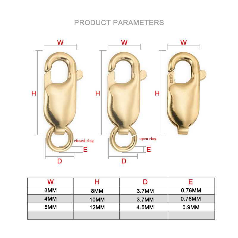 Lobster Clasp 14K Gold Filled  - Jewelry Making Hoops avis et prix