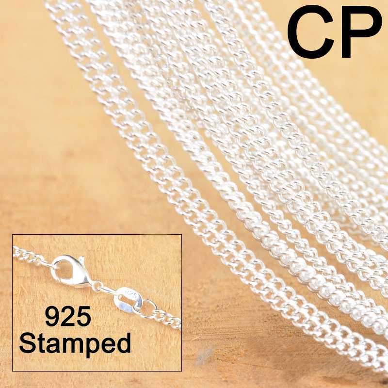 10PCS Hot Sale 18 Inch 925 Ste - Lobster Clasp Silver avis et prix