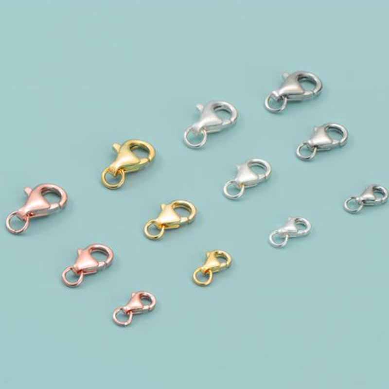 2pcs Genuine Real Pure Solid 9 - Lobster Clasp Silver avis et prix