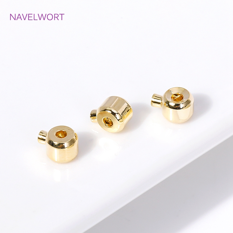 Wholesale 18K Gold Plated Bras - Eyepin Ball End avis et prix