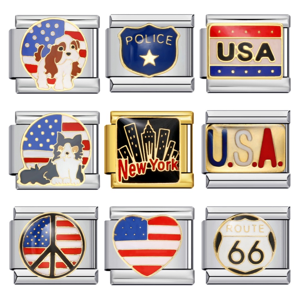 1pc New York USA World ​Route  - Jewelry Making York avis et prix