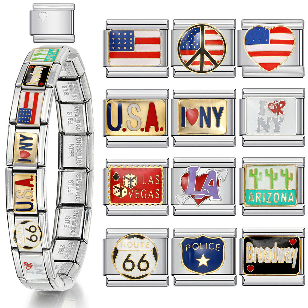 1pc Y2K Italian Charm Bracelet - Jewelry Making York avis et prix