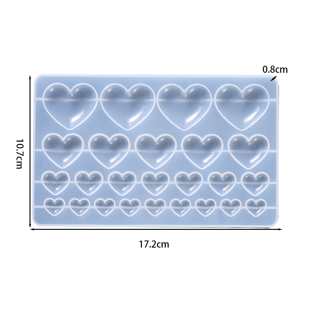 Love Heart Silicone Mold Jewel - Jewelry Making Workshops avis et prix