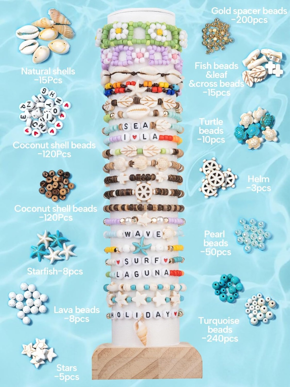 6000pcs 4mm Glass Beads for Br - Jewelry Making Pieces avis et prix