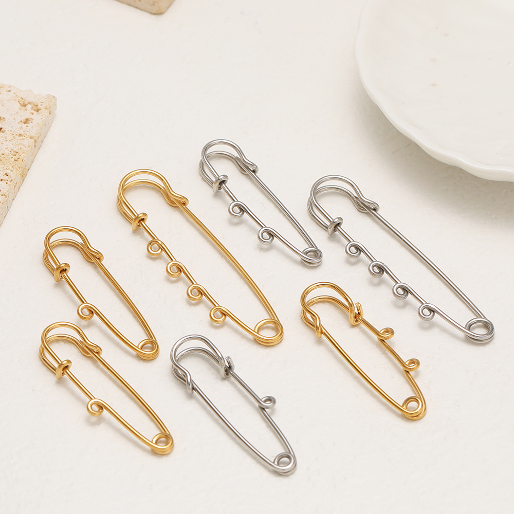 5Pcs Large Safety Pins Stainle - Jewelry Making Hoops avis et prix