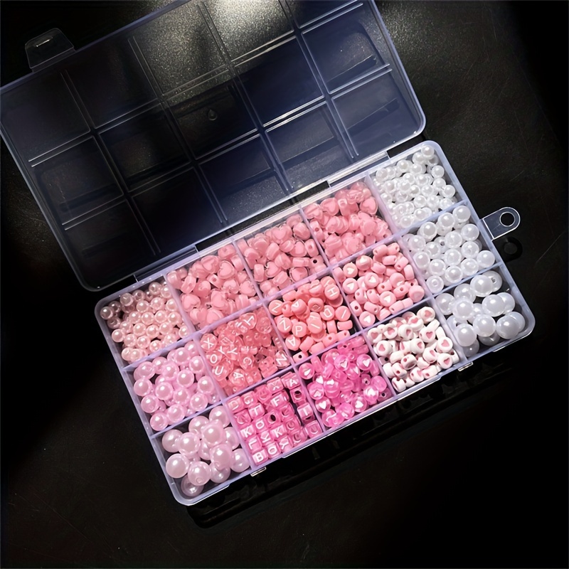 10-piece pink alphabet box, ac - Jewelry Making Pieces avis et prix