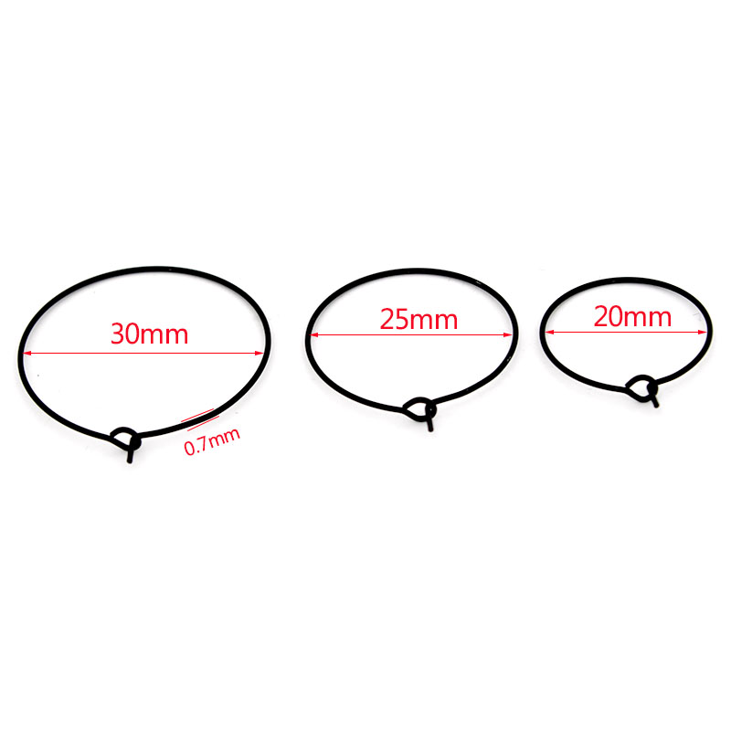 20Pcs 20mm 25mm 30mm Stainless - Jewelry Making Hoops avis et prix
