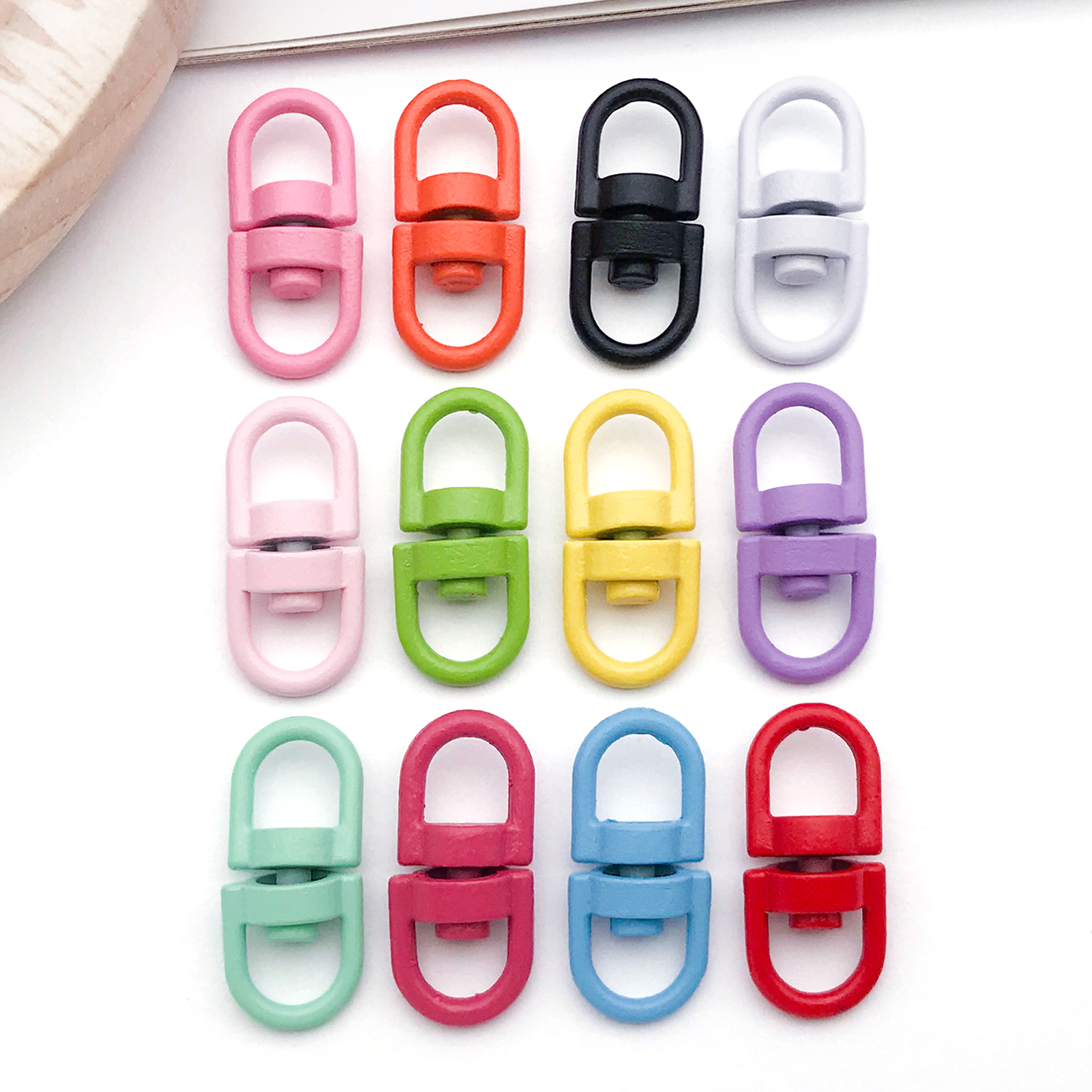 20pcs Metal Rotate Buckle Key  - Jewelry Making Hoops avis et prix