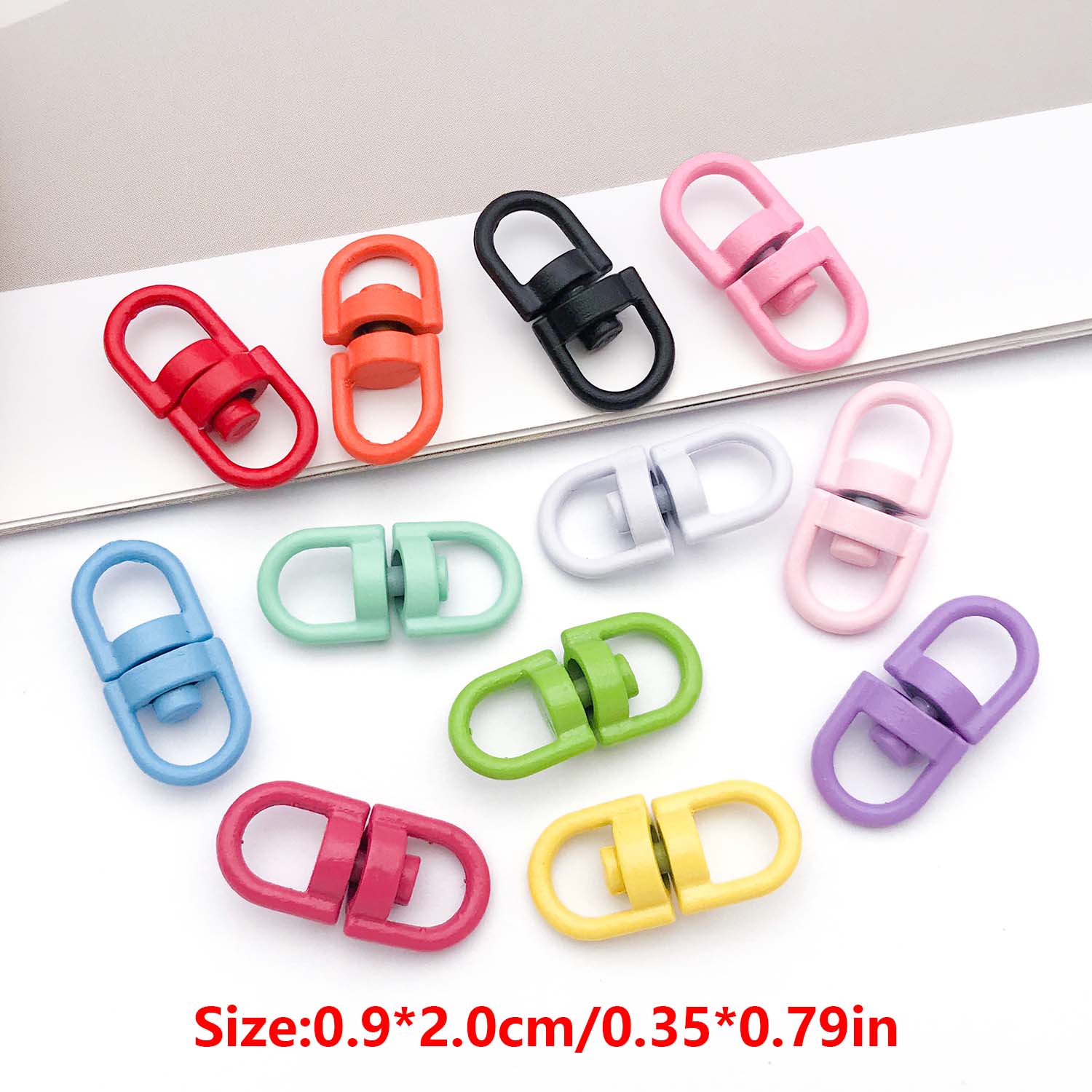20pcs Metal Rotate Buckle Key  - Jewelry Making Hoops avis et prix