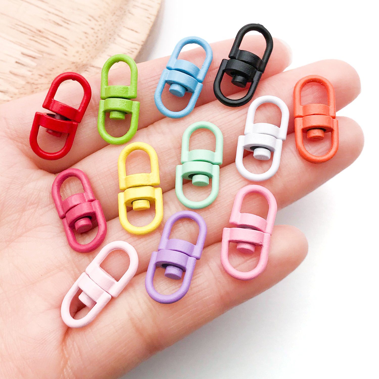 20pcs Metal Rotate Buckle Key  - Jewelry Making Hoops avis et prix