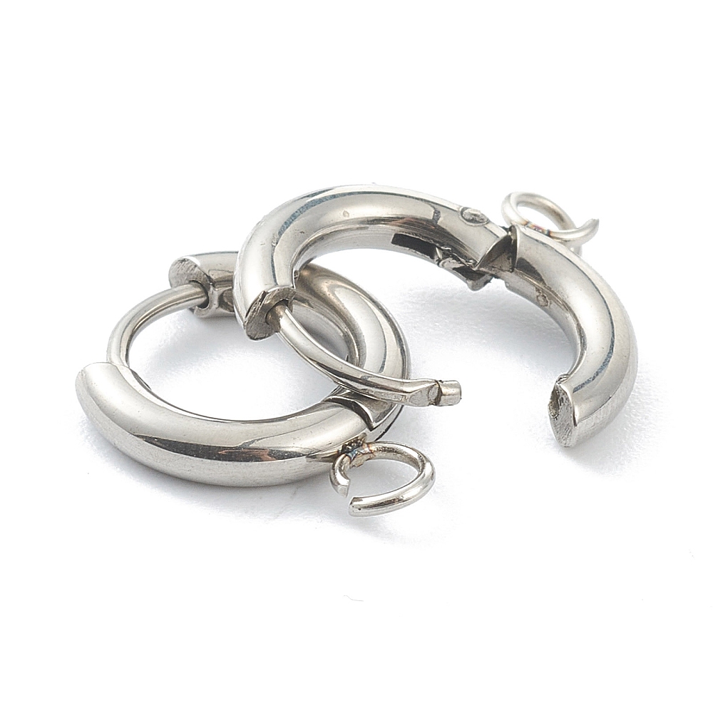 10pcs 201 Stainless Steel Hugg - Jewelry Making Hoops avis et prix