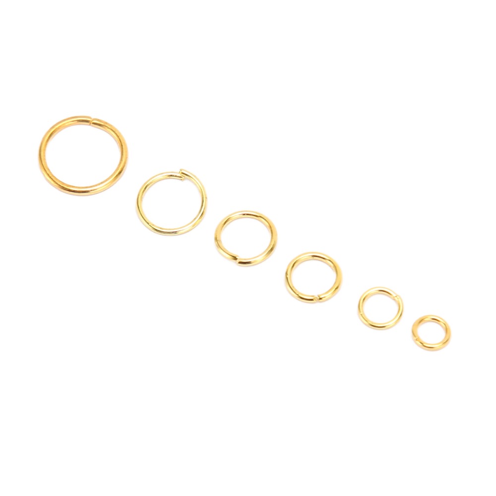5pcs Assorted Size Jump Rings  - Jump Ring Assorted avis et prix