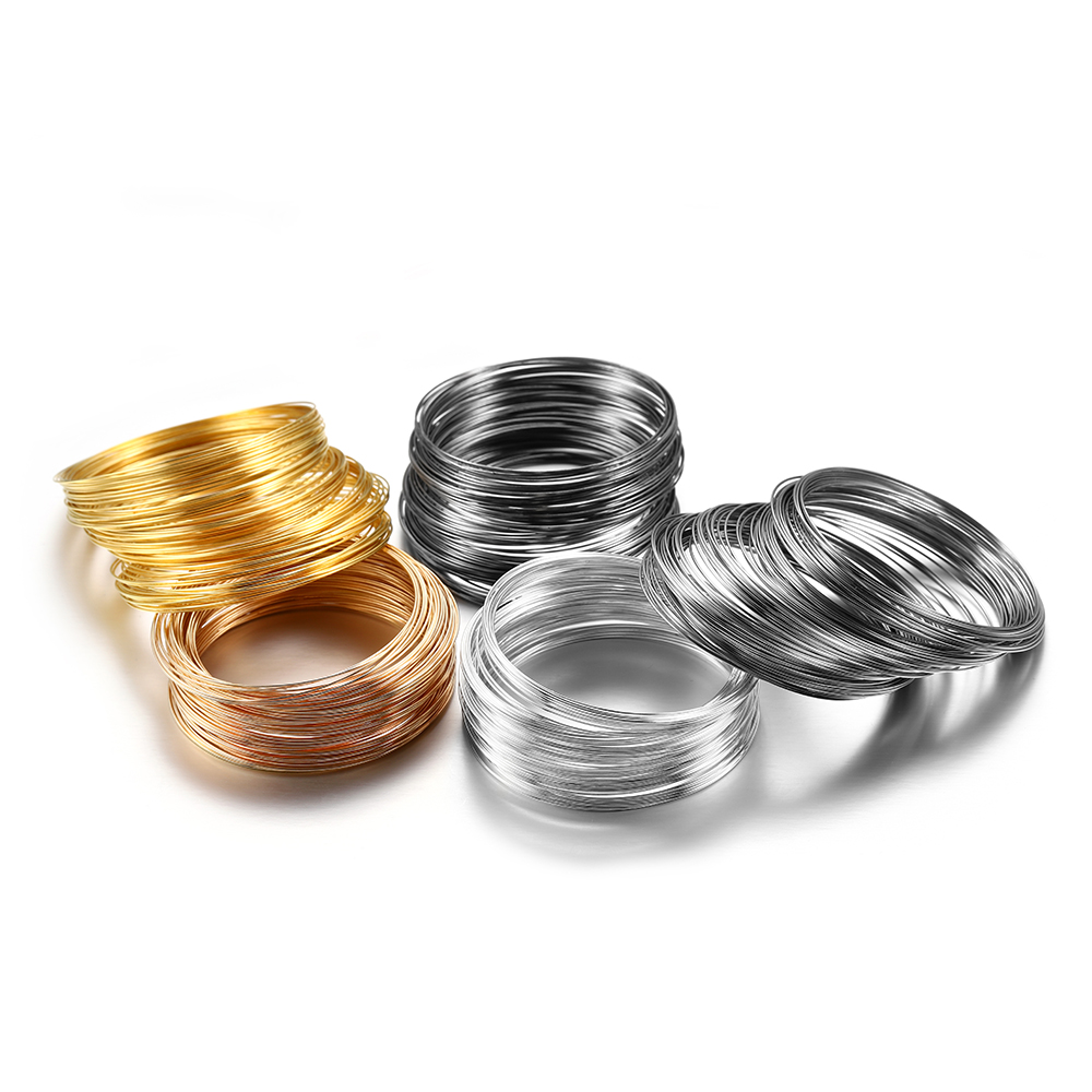 100 Loops/lot 0.6mm Silver Gol - Jewelry Making Pieces avis et prix