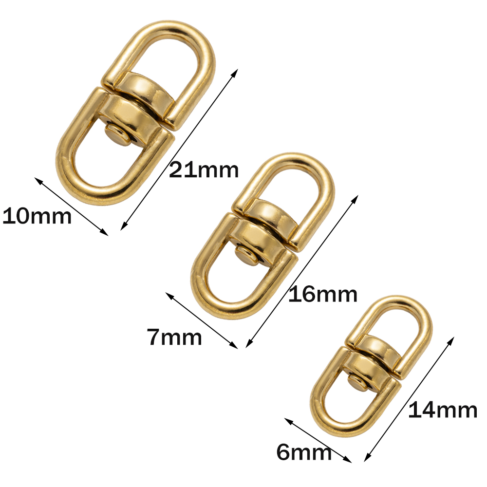 5Pcs Gold Stainless Steel Swiv - Jewelry Making Hoops avis et prix