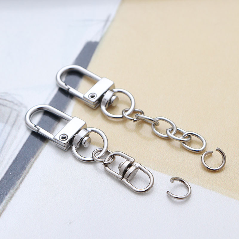 5Pcs Gold Stainless Steel Swiv - Jewelry Making Hoops avis et prix