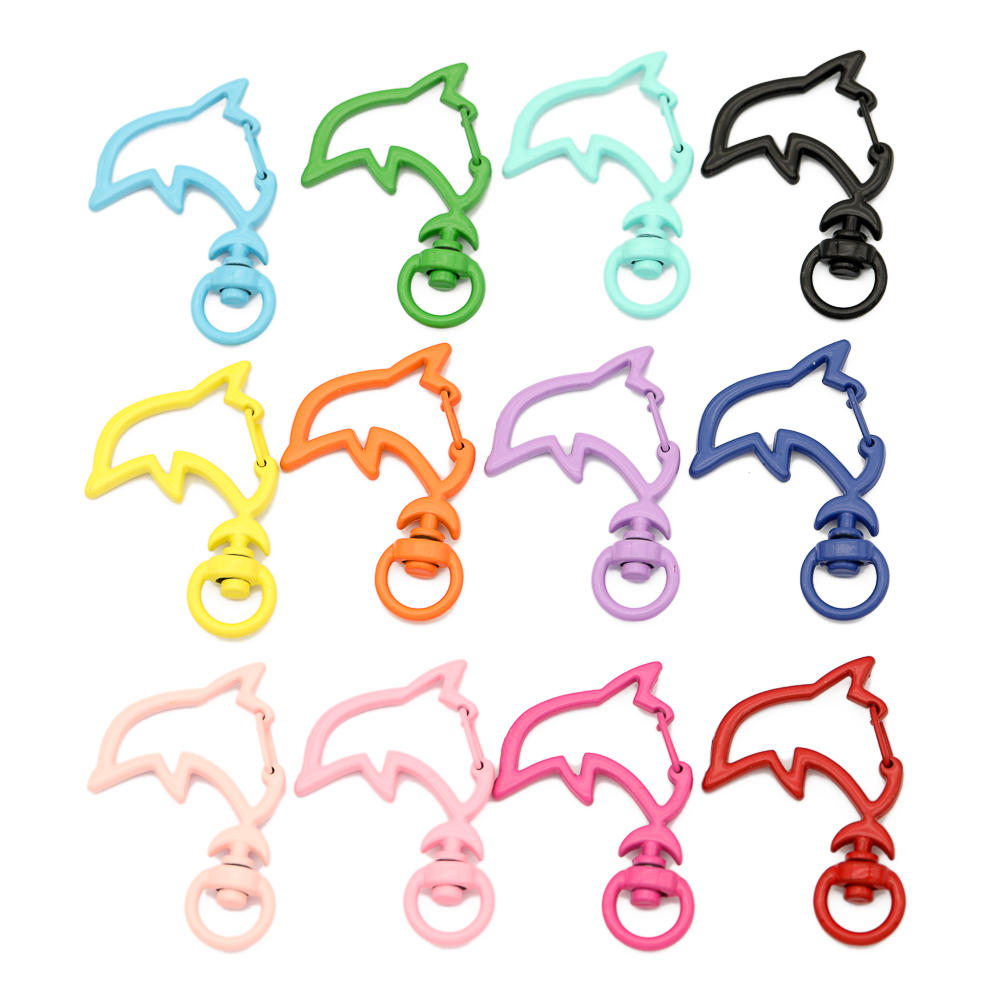 10pcs Candy Colors Metal Dolph - Jewelry Making Pins avis et prix