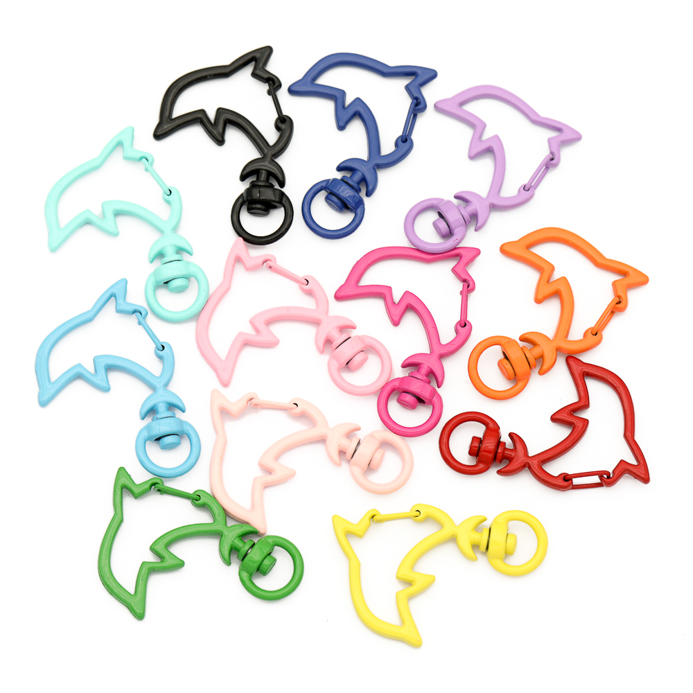 10pcs Candy Colors Metal Dolph - Jewelry Making Pins avis et prix
