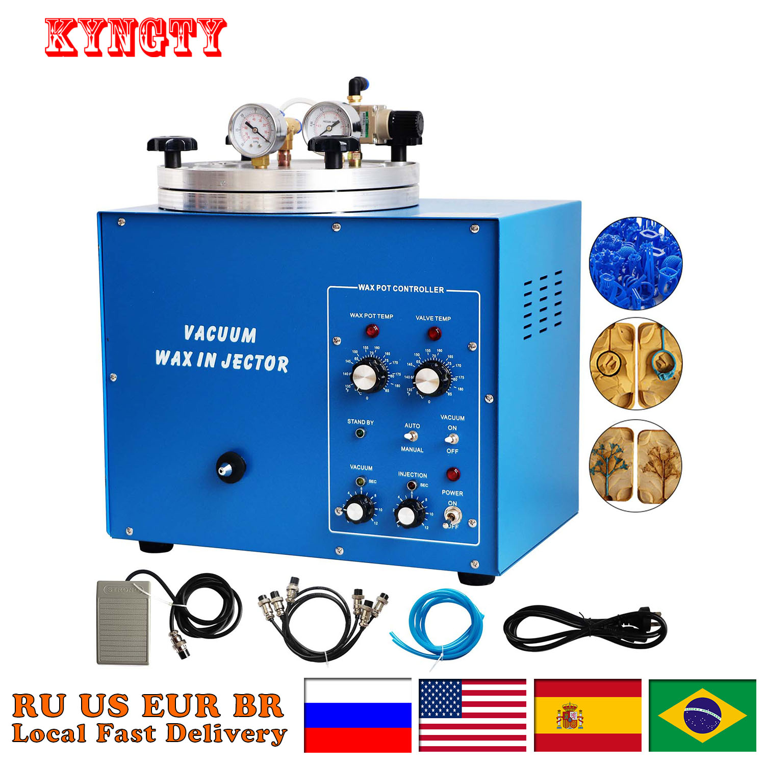 Wax Injector 3KG Tank Wax Inje - Jewelry Making Machine avis et prix