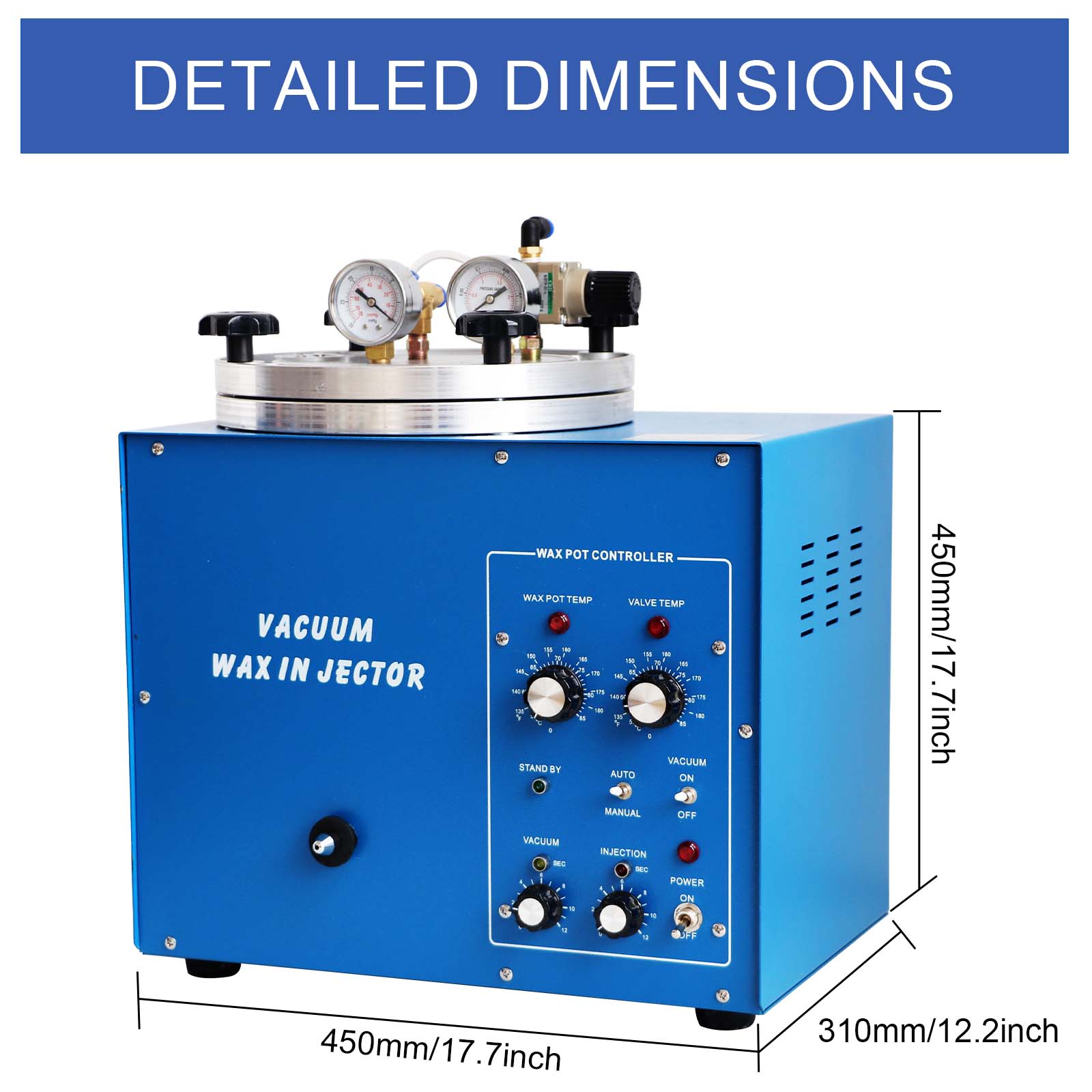 Wax Injector 3KG Tank Wax Inje - Jewelry Making Machine avis et prix