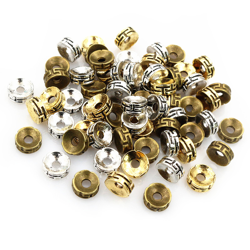 50pcs 7.5x3mm Spacer Beads Bro - Eyepin Ball End avis et prix