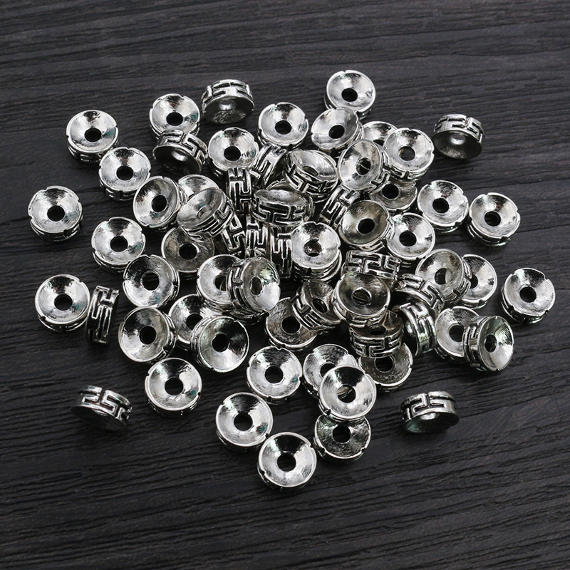 50pcs 7.5x3mm Spacer Beads Bro - Eyepin Ball End avis et prix