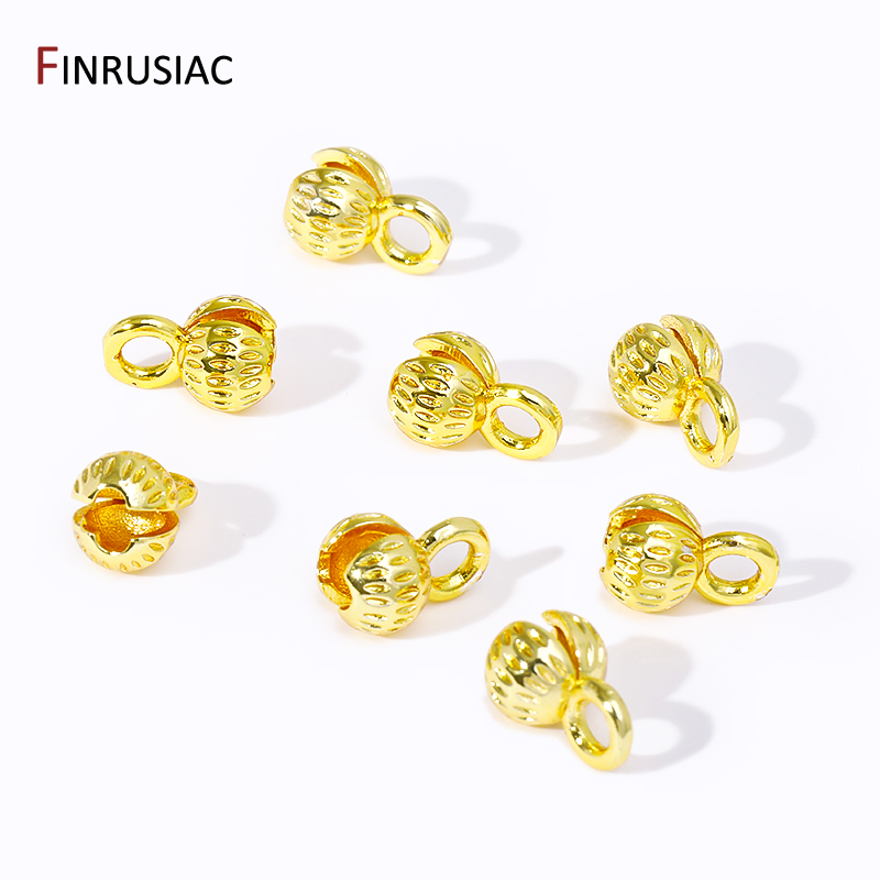 14/18K Gold Plated Brass Crimp - Eyepin Ball End avis et prix