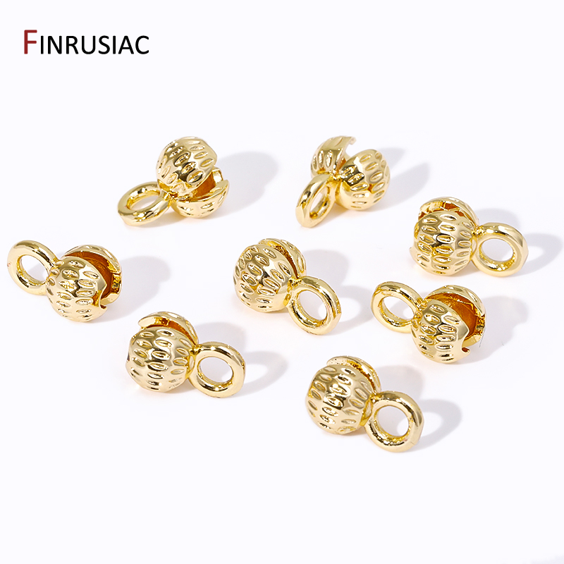 14/18K Gold Plated Brass Crimp - Eyepin Ball End avis et prix