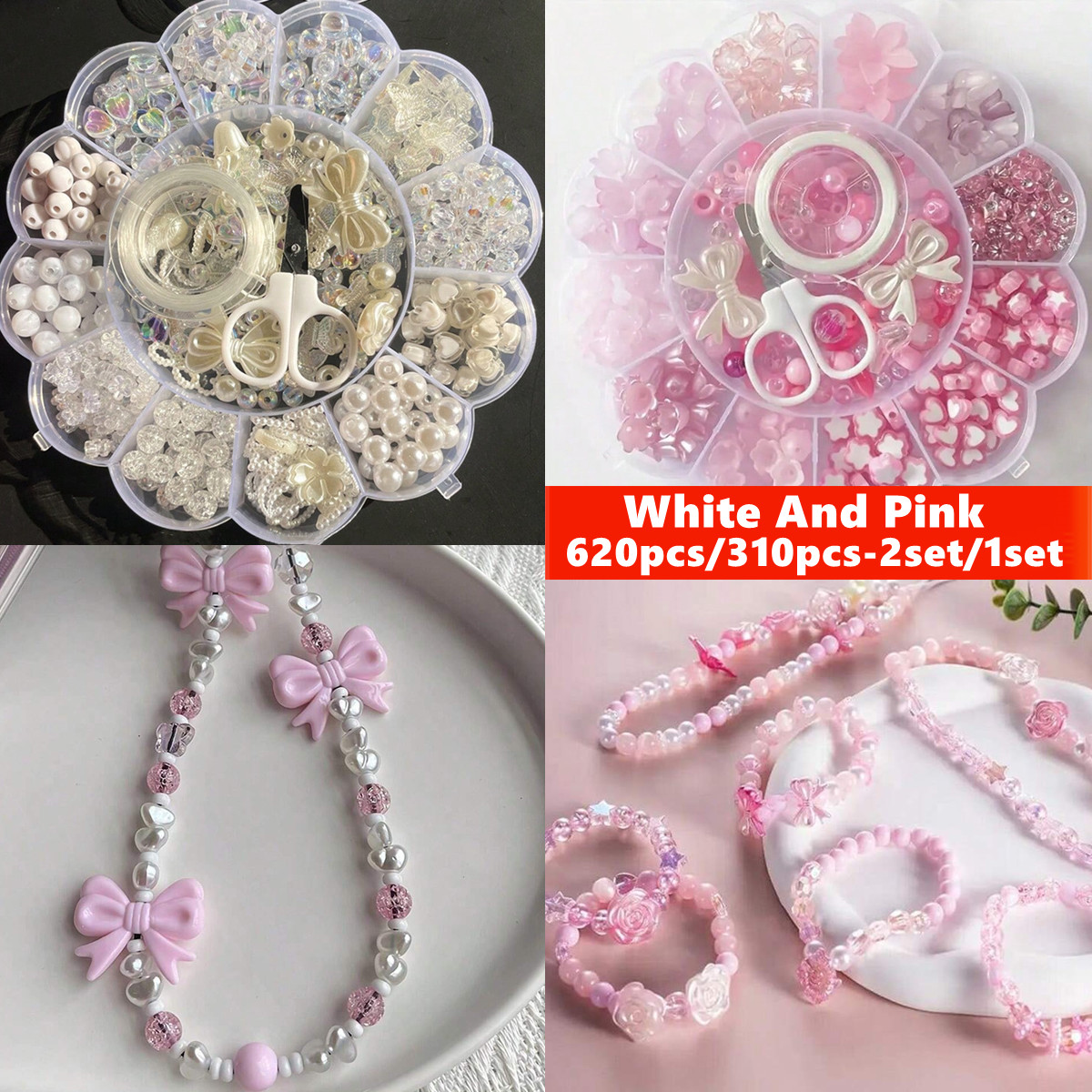2Set/1Set 13 Grids Acrylic Flo - Jewelry Making Pieces avis et prix