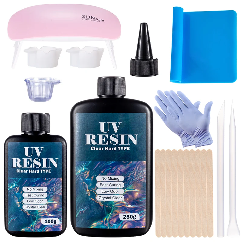 Hard UV Resin Glue Kit Fast Cu - Jewelry Making Workshops avis et prix