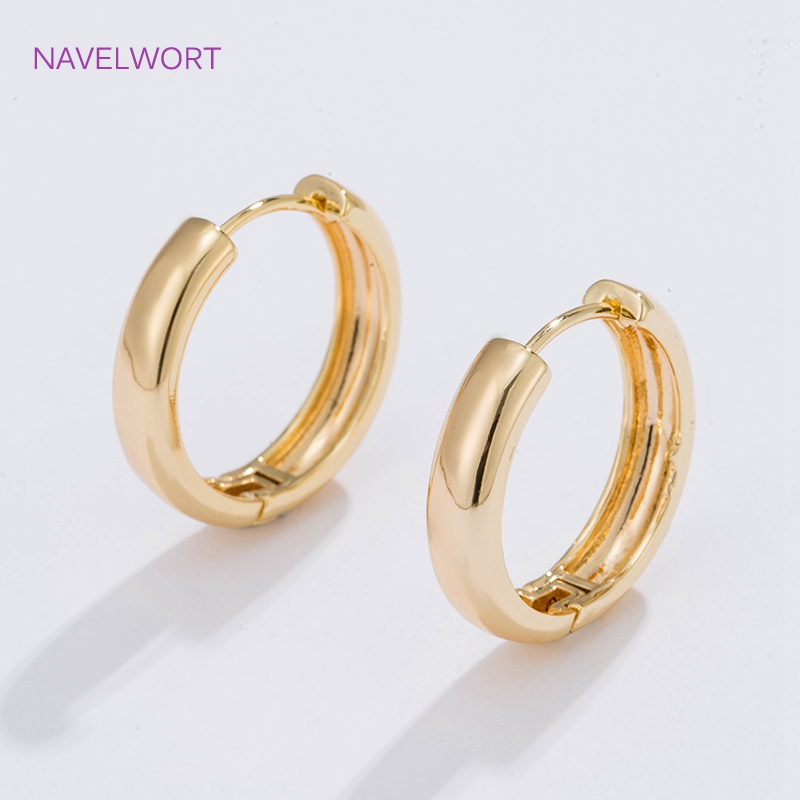 6 Sizes Gold Plated Circle Hoo - Jewelry Making Hoops avis et prix