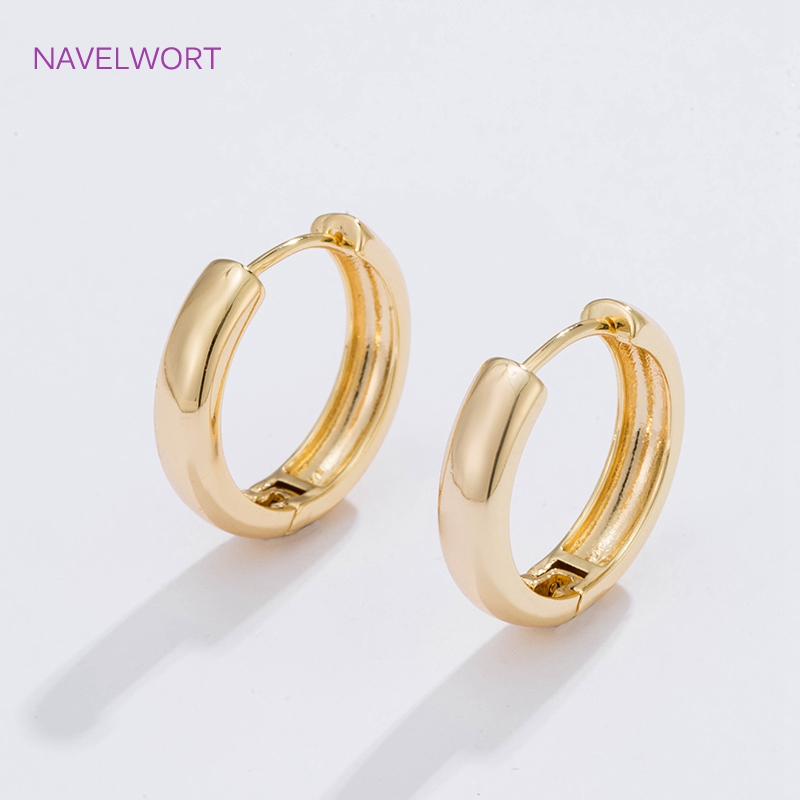 6 Sizes Gold Plated Circle Hoo - Jewelry Making Hoops avis et prix