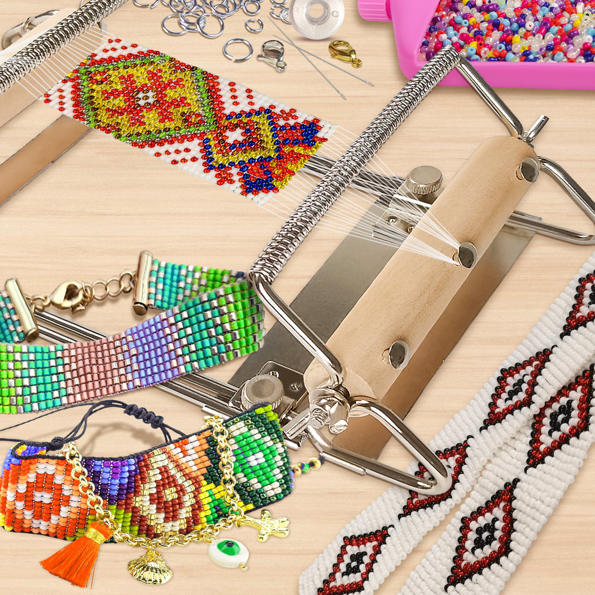 Adjustable Bead Loom Stainless - Jewelry Making Machine avis et prix